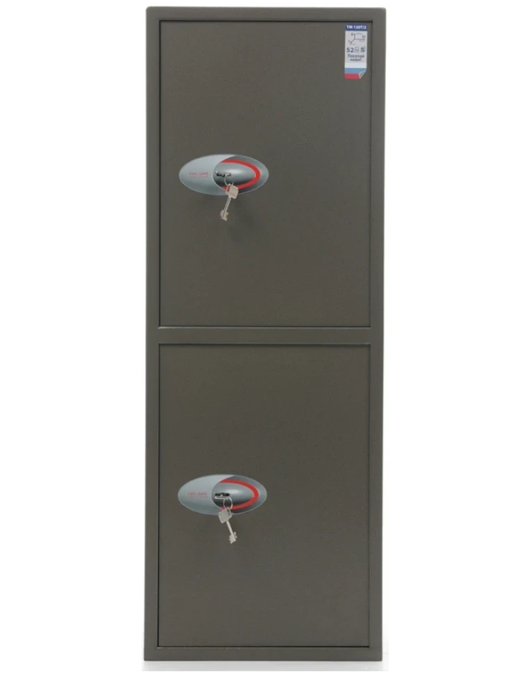 Офисный сейф Aiko TM-120T/2, вид спереди Офисный сейф Aiko TM-120T/2, вид спереди