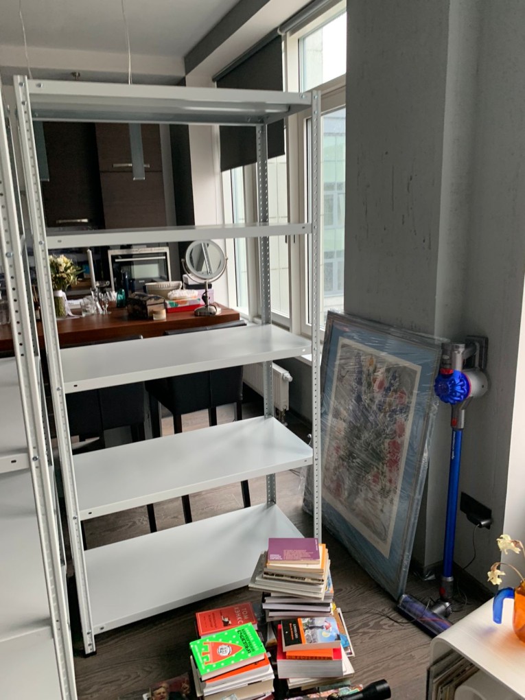 Стеллаж металлический Титан МС-500 2000х1000х400 5 полок купить в Омске Стеллаж металлический Титан МС-500 2000х1000х400 5 полок купить в Омске