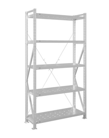 Стеллаж MS U 3000x1500x800 5 полок (250 кг, перф) купить в Омске