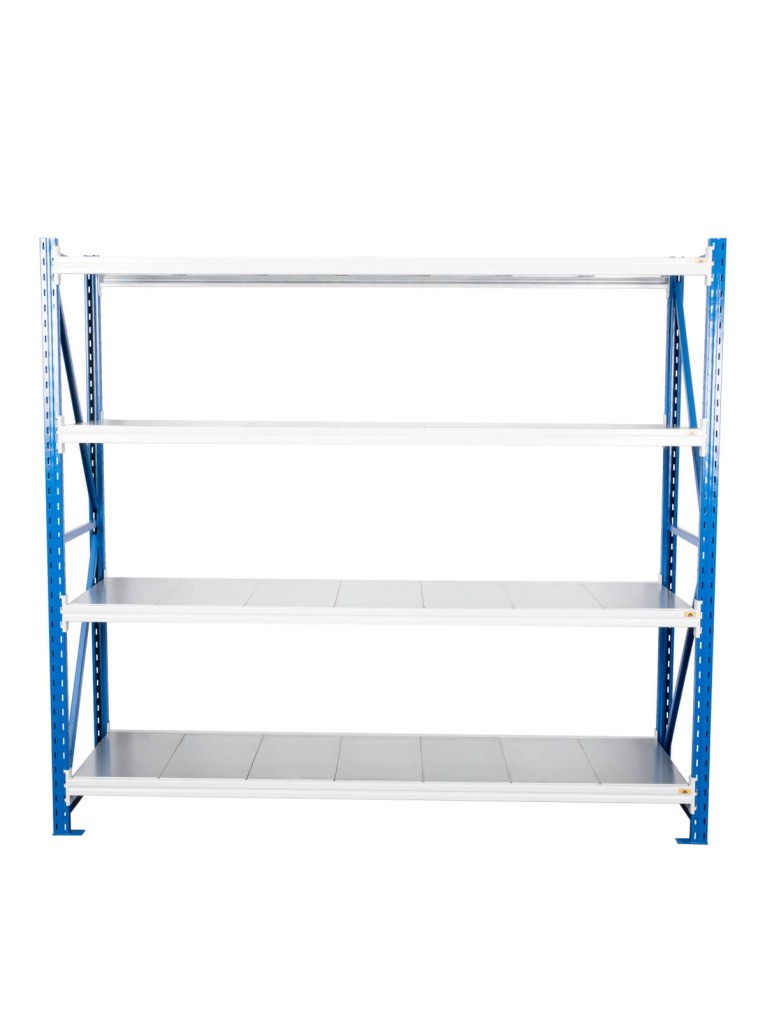 Стеллаж стационарный БиКом СТ-4 300x150x60 4 полки купить в Омске Стеллаж стационарный БиКом СТ-4 300x150x60 4 полки купить в Омске