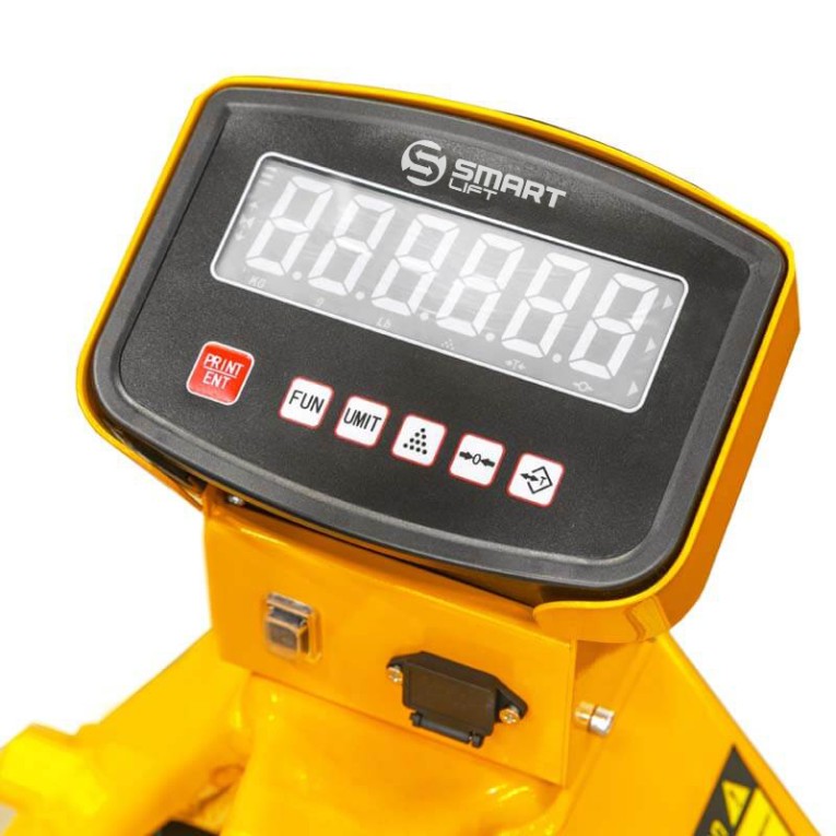 Гидравлическая тележка с весами BFC25 (г/п 2500 кг, вилы 1150x570 мм, RDP) SMARTLIFT (SMART) купить в Омске