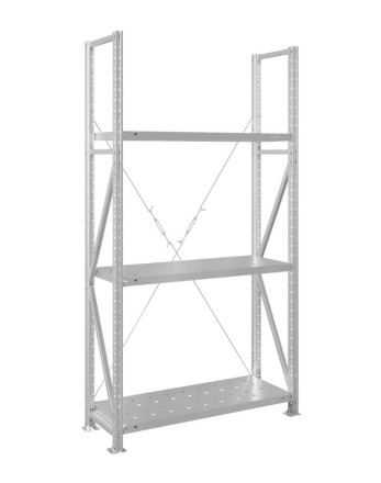 Стеллаж MS U 2000x700x400 3 полки (200 кг, перф) купить в Омске