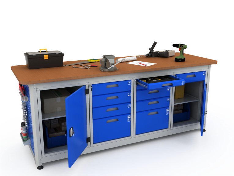 Верстак четырехтумбовый COMBAT 41452.2340 купить в Омске Верстак четырехтумбовый COMBAT 41452.2340 купить в Омске