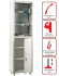 Медицинский шкаф HILFE МД 1 1650/SG купить в Омске