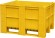 BoxPallet 1200х1000х740 мм сплошной желтый купить в Омске
