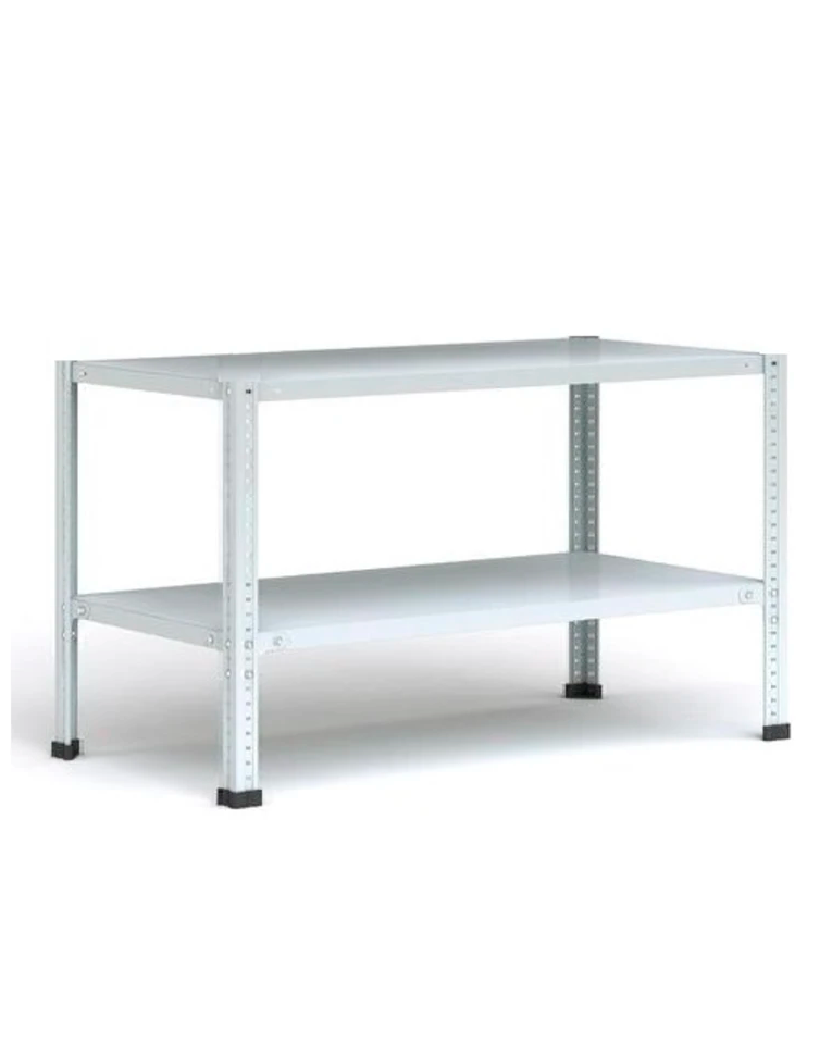 Стеллаж металлический Титан МС-500 1500х1000х600 2 полки купить в Омске Стеллаж металлический Титан МС-500 1500х1000х600 2 полки купить в Омске