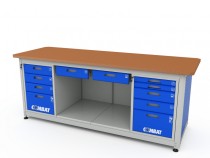 Верстак четырехтумбовый COMBAT 44005.2340 Верстак четырехтумбовый COMBAT 44005.2340