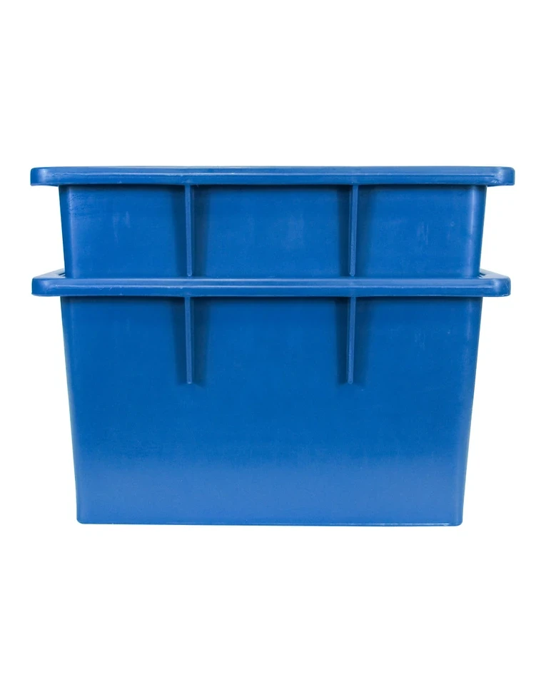 Ящик 385х385х225 без крышки, под кондит. изделия синий Ящик 385х385х225 без крышки, под кондит. изделия синий