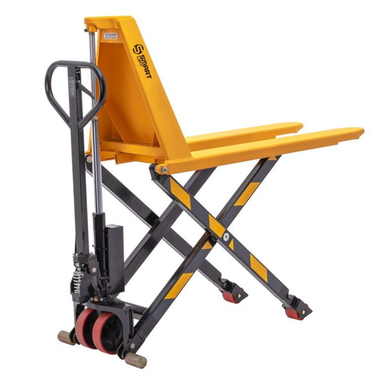 Гидравлическая тележка (рохля) SD-HL (HLT10, г/п 1000 кг, вилы 1150x550 мм, высокоподъемная 800 мм) SMARTLIFT (SMART) купить в Омске Гидравлическая тележка (рохля) SD-HL (HLT10, г/п 1000 кг, вилы 1150x550 мм, высокоподъемная 800 мм) SMARTLIFT (SMART) купить в Омске