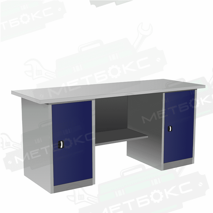 Верстак двухтумбовый ВП-5/1,9 купить в Омске Верстак двухтумбовый ВП-5/1,9 купить в Омске