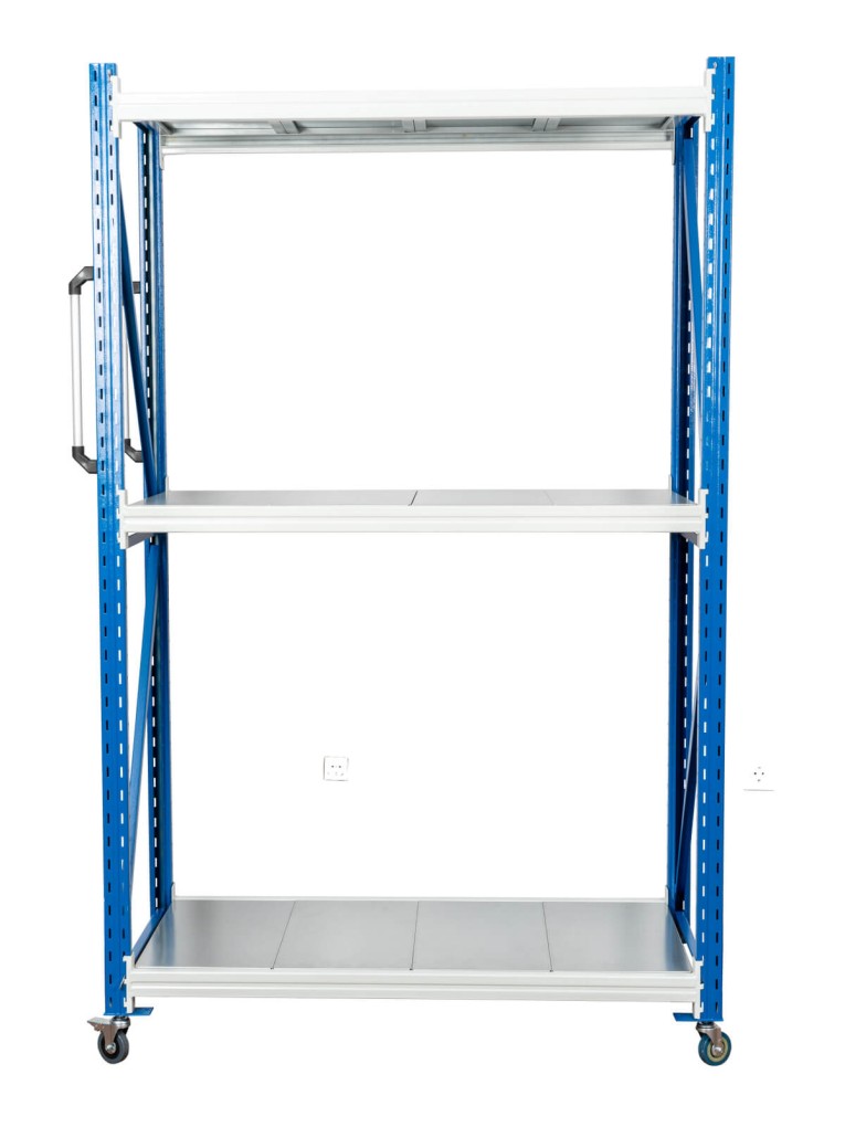 Стеллаж мобильный БиКом СТ-4 250x210x50 3 полки купить в Омске