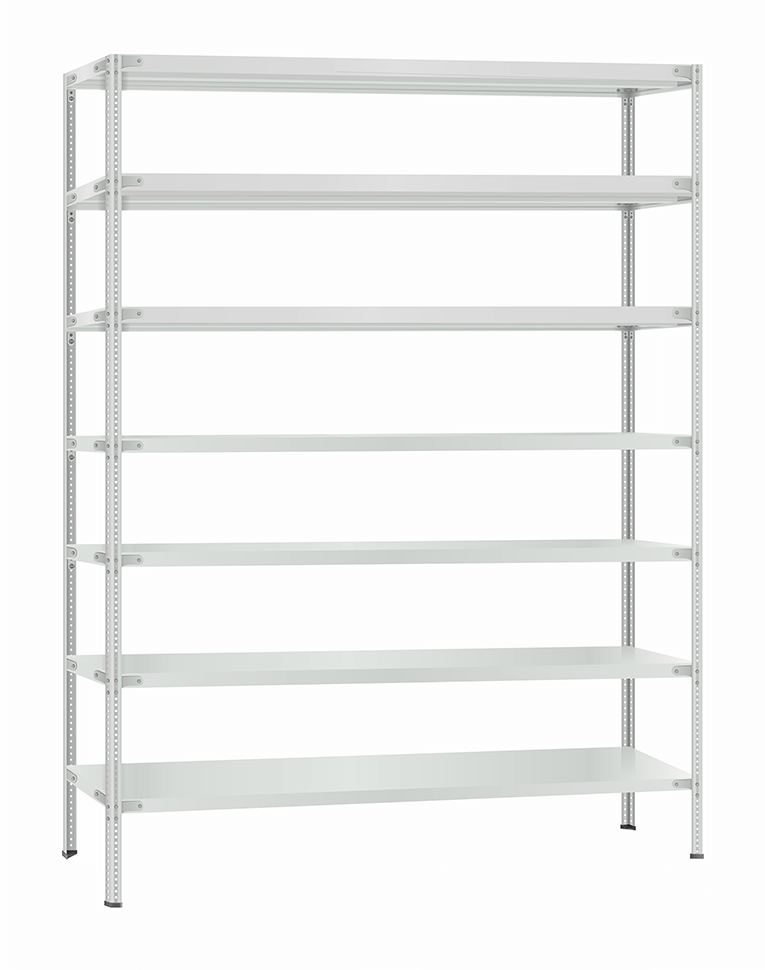 Стеллаж металлический Титан МС-900 2400x1000x600 7 полок купить в Омске Стеллаж металлический Титан МС-900 2400x1000x600 7 полок купить в Омске