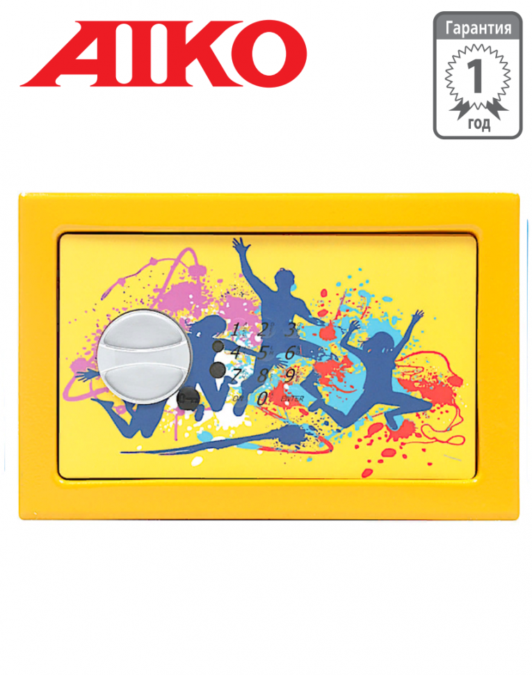 Детский металлический сейф Aiko T-170 EL Dance купить в Омске Детский металлический сейф Aiko T-170 EL Dance купить в Омске