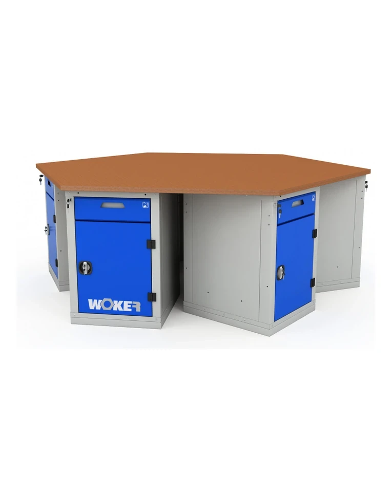 Верстак шеститумбовый WOKER PRO 6002.2500 купить в Омске Верстак шеститумбовый WOKER PRO 6002.2500 купить в Омске