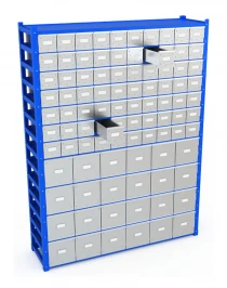 Система хранения с выдвижными ящиками BOXES M 2000.1500.400.M70B24
