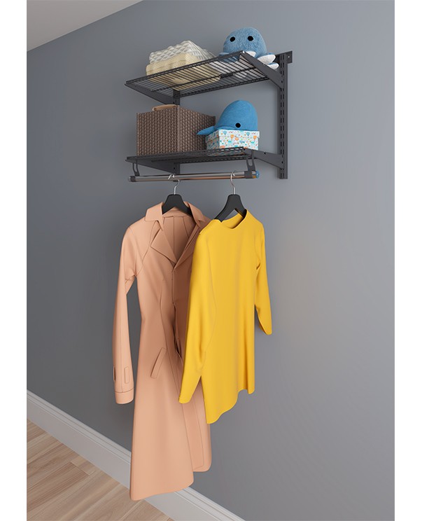 Гардеробная система Практик Home Basic G60S графит купить в Омске