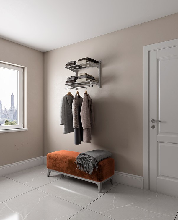 Гардеробная система Практик Home Basic G60S графит купить в Омске