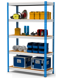 Стеллаж металлический МКФ 2500х1820х910 5 полок