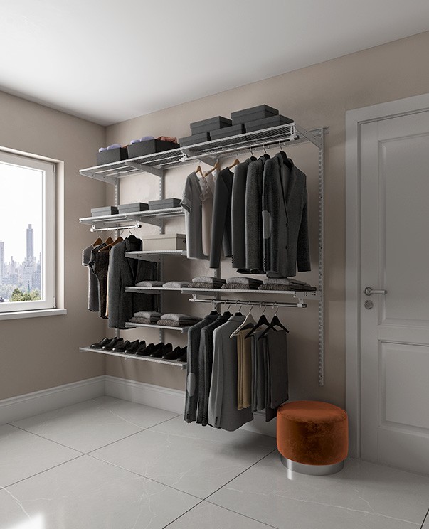 Гардеробная система Практик Home Max G210 графит купить в Омске Гардеробная система Практик Home Max G210 графит купить в Омске