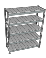 Стеллаж грузовой СГР 2500x1200x500 5 полок (металл) Стеллаж грузовой СГР 2500x1200x500 5 полок (металл)