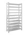 Стеллаж MS U 2000x1200x500 10 полок (280 кг, металл) купить в Омске