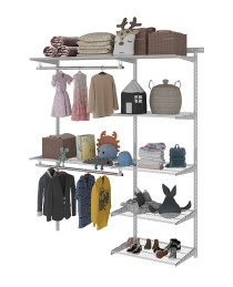 Гардеробная система Практик Home Optima G150 белая Гардеробная система Практик Home Optima G150 белая