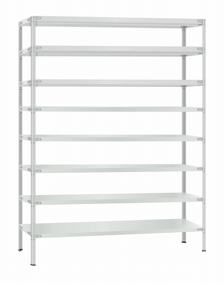 Стеллаж металлический Титан МС-900 2000x1000x400 8 полок купить в Омске Стеллаж металлический Титан МС-900 2000x1000x400 8 полок купить в Омске