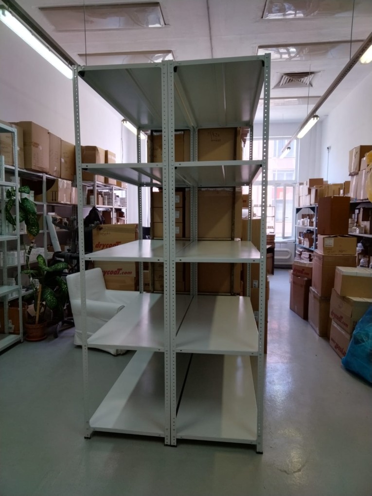 Стеллаж металлический Титан МС-500 2000х1000х600 5 полок купить в Омске Стеллаж металлический Титан МС-500 2000х1000х600 5 полок купить в Омске