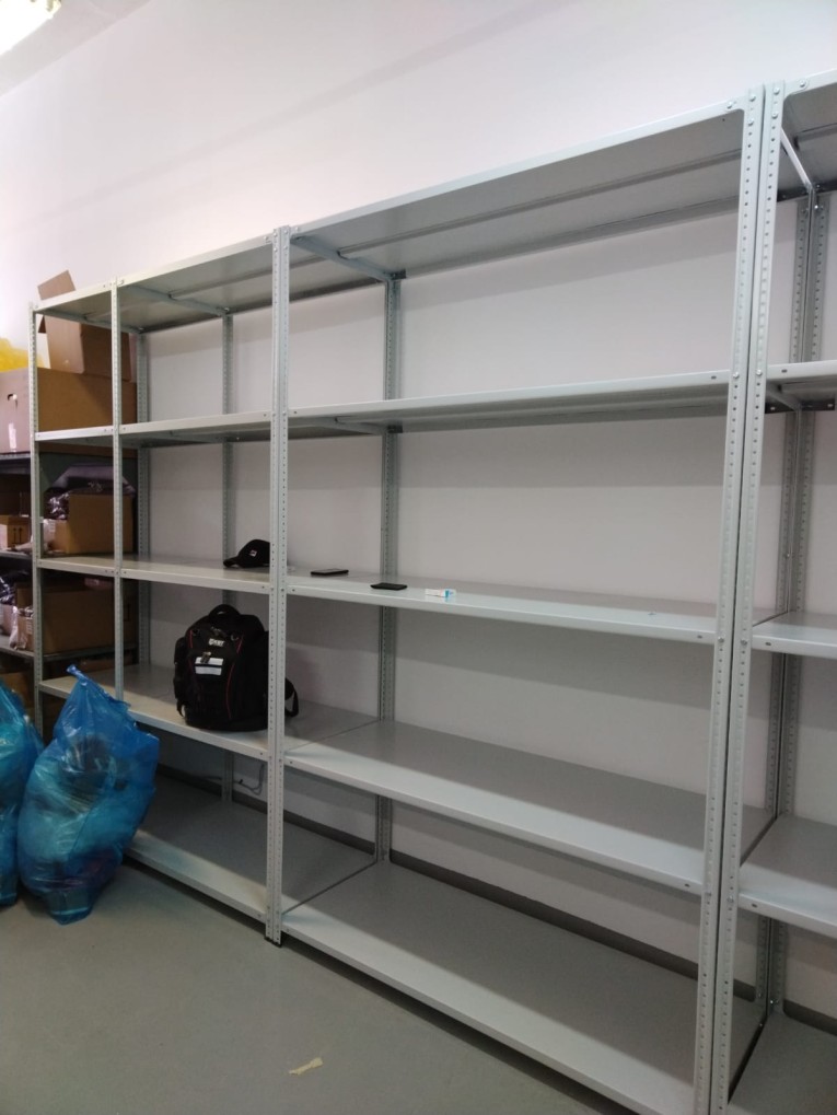 Стеллаж металлический Титан МС-500 2000х1000х600 5 полок купить в Омске Стеллаж металлический Титан МС-500 2000х1000х600 5 полок купить в Омске