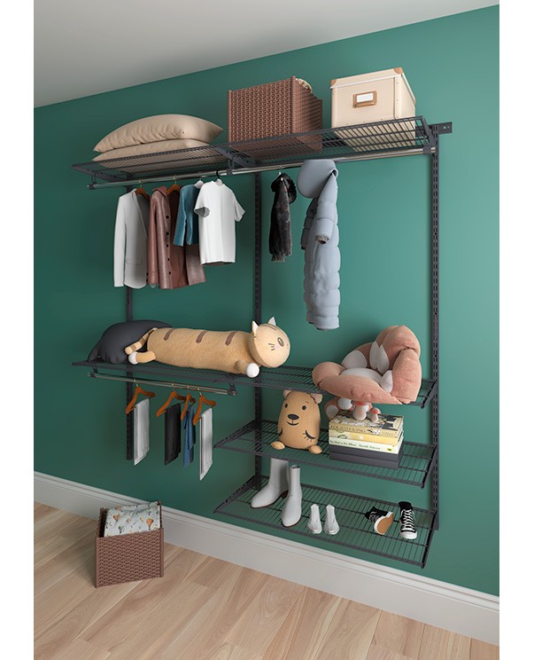 Гардеробная система Практик Home Optima G180 графит купить в Омске