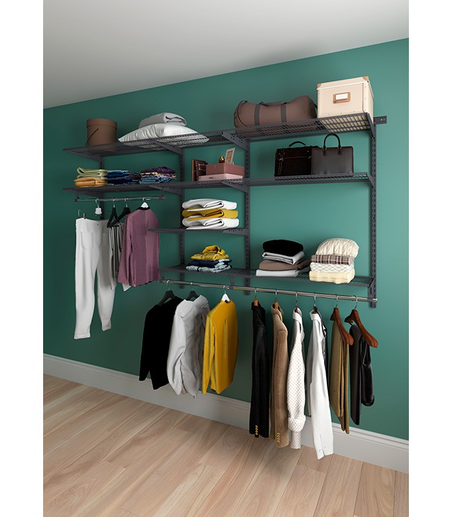 Гардеробная система Практик Home Optima G240 графит купить в Омске