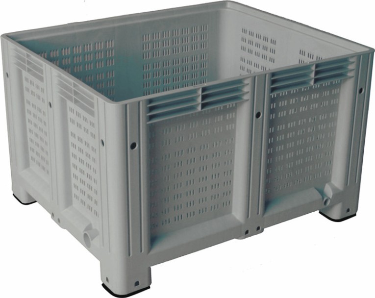 Big Box 1200x1000x580 мм перфорированный на ножках серый купить в Омске