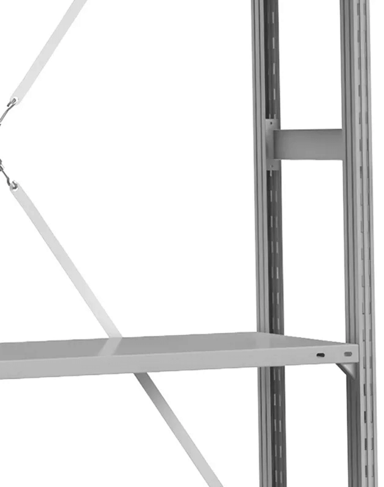 Стеллаж ТСУ 2200x700x800 8 полок (300 кг, металл) купить в Омске Стеллаж ТСУ 2200x700x800 8 полок (300 кг, металл) купить в Омске