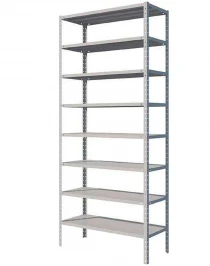 Стеллаж MS Standart 1600х1000х600 8 полок Стеллаж MS Standart 1600х1000х600 8 полок