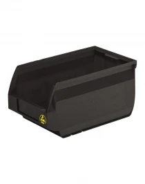 Ящик Verona 250х150х130 PP, черный антистатичный Ящик Verona 250х150х130 PP, черный антистатичный