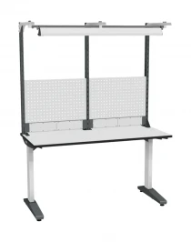 Стол монтажный ДиКом СР-150-01, ESD Thermopal, нерегулируемый, экран Э2, со светильником