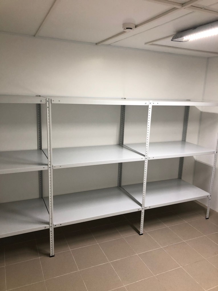 Стеллаж металлический Титан МС-500 1500х1000х500 3 полки купить в Омске Стеллаж металлический Титан МС-500 1500х1000х500 3 полки купить в Омске