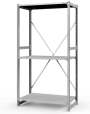 Стеллаж ТСУ 3500x1200x600 3 полки (150 кг, металл) Стеллаж ТСУ 3500x1200x600 3 полки (150 кг, металл)