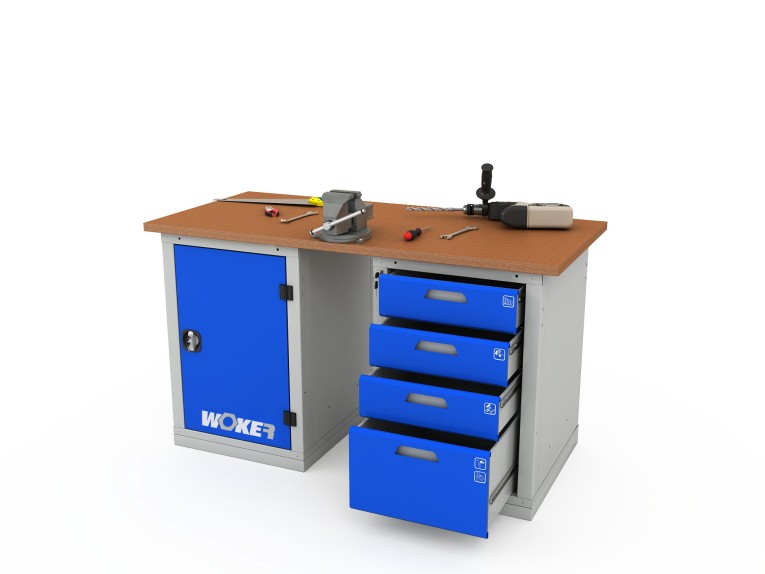 Верстак двухтумбовый WOKER PRO 2104.1200 купить в Омске Верстак двухтумбовый WOKER PRO 2104.1200 купить в Омске
