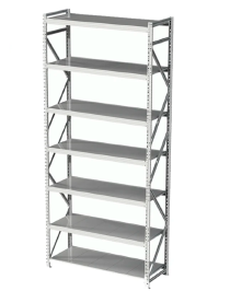 Стеллаж MS Profi 2500х1200х500 7 полок