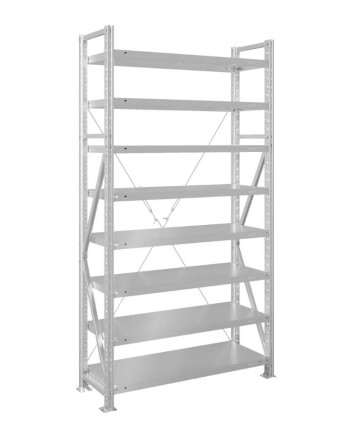 Стеллаж MS U 2000x1000x400 8 полок (300 кг, металл) купить в Омске