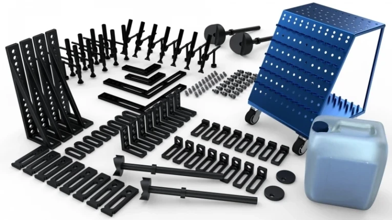 Набор оснастки для сварочного стола №4: Профессиональный (117 предметов) купить в Омске Набор оснастки для сварочного стола №4: Профессиональный (117 предметов) купить в Омске