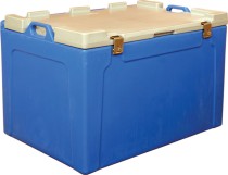 Контейнер 750х530х520 мм синий с крышкой Контейнер 750х530х520 мм синий с крышкой