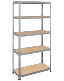 Стеллаж быстросборный ЛОФТ (SBL) 1800x1200x400 5 полок (цинк)