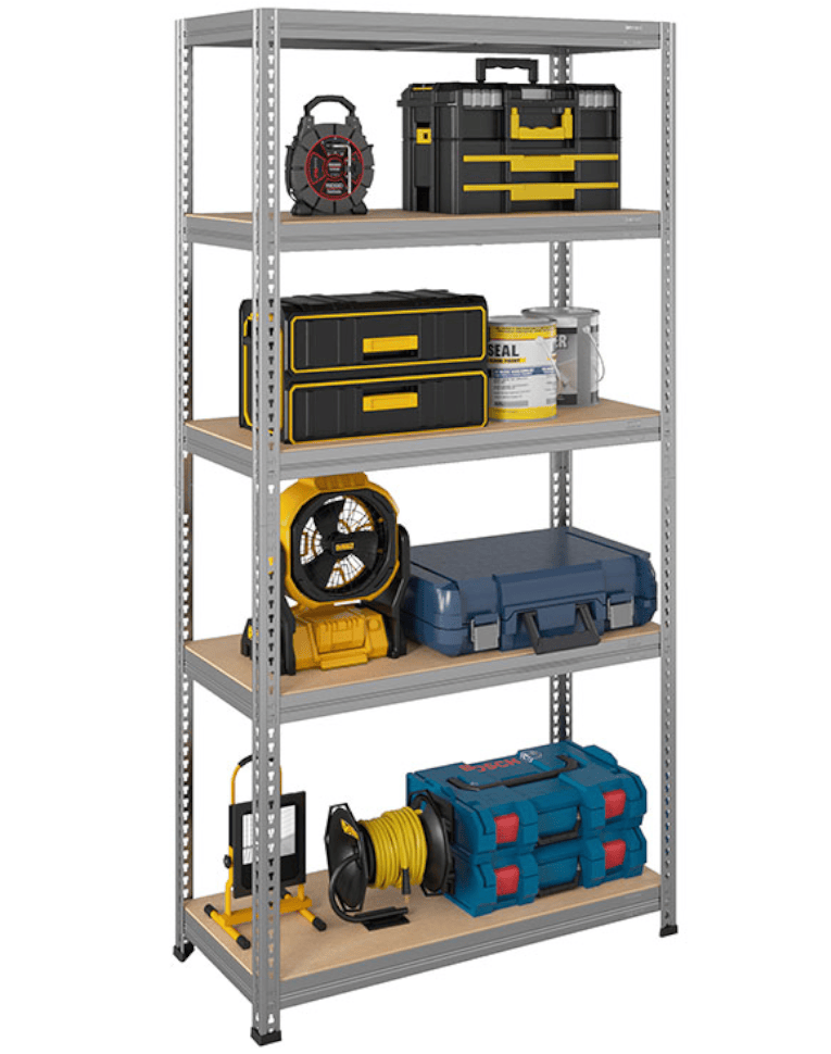 Стеллаж быстросборный ЛОФТ (SBL) 1800x1200x450 5 полок (цинк) купить в Омске Стеллаж быстросборный ЛОФТ (SBL) 1800x1200x450 5 полок (цинк) купить в Омске