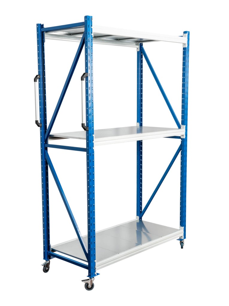 Стеллаж мобильный БиКом СТ-4 200x150x90 3 полки купить в Омске Стеллаж мобильный БиКом СТ-4 200x150x90 3 полки купить в Омске