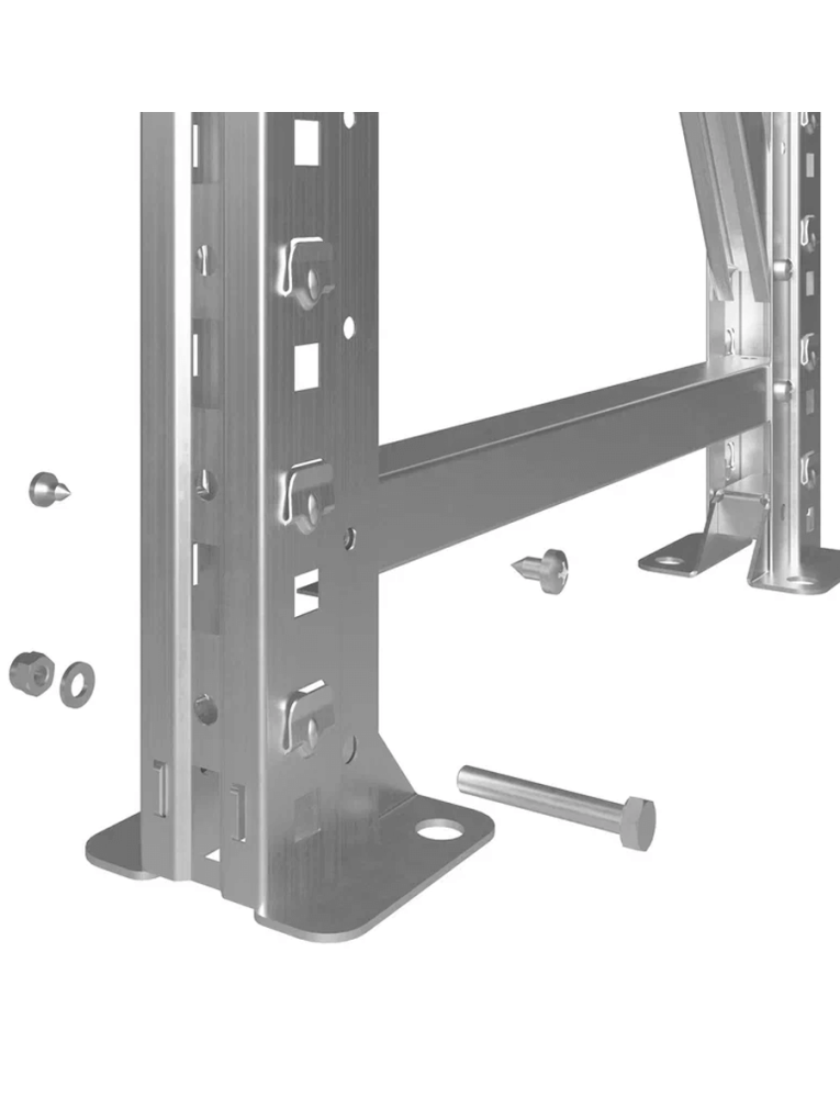 Стеллаж MS U 2500x1000x800 3 полки (200 кг, перф) купить в Омске Стеллаж MS U 2500x1000x800 3 полки (200 кг, перф) купить в Омске