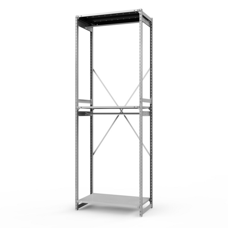 Стеллаж металлический ТСУ Универсал, 3000х1060х600 мм.Штанги: 2шт. Полки: металл усил. перф. 3 шт. купить в Омске Стеллаж металлический ТСУ Универсал, 3000х1060х600 мм.Штанги: 2шт. Полки: металл усил. перф. 3 шт. купить в Омске