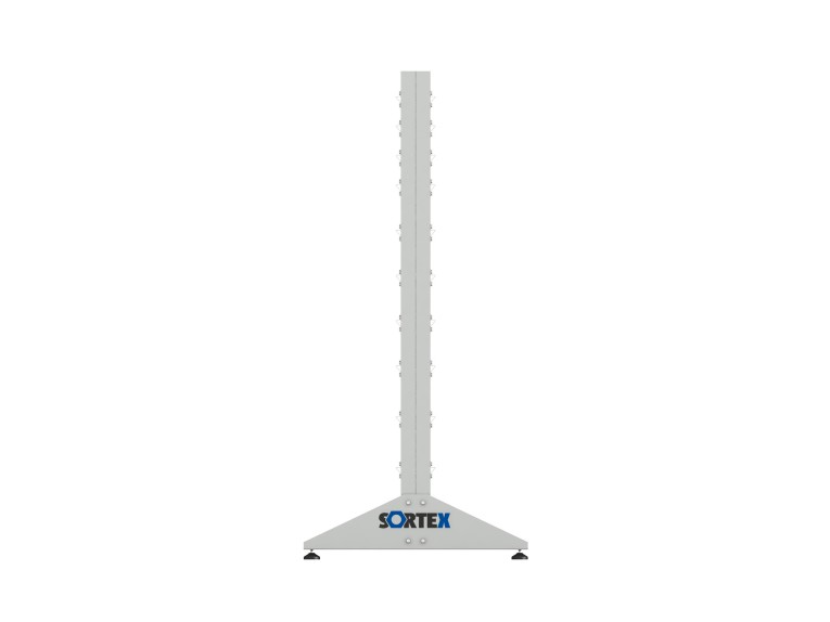 Стеллаж для пластиковых лотков SORTEX двухсторонний 1500x1000x800.01 купить в Омске