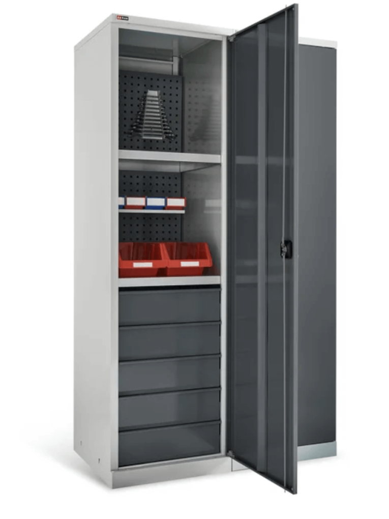 Шкаф инструментальный ДиКом ВЛ-К-050 (7038/7016) купить в Омске Шкаф инструментальный ДиКом ВЛ-К-050 (7038/7016) купить в Омске